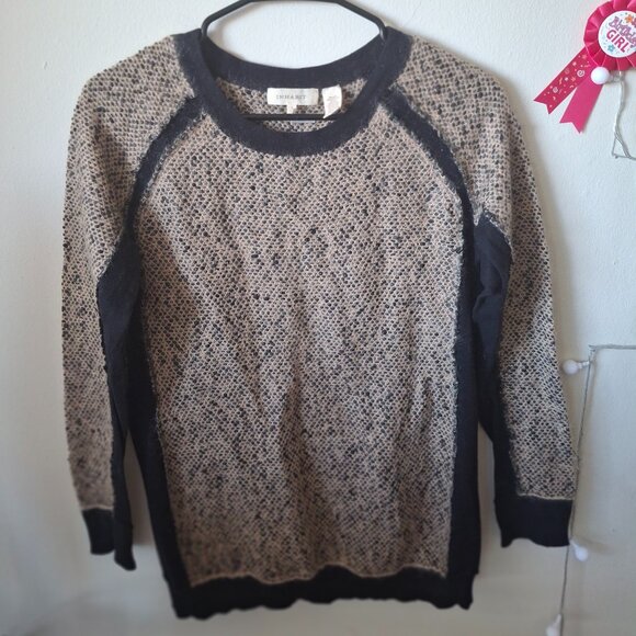 Luxury Knit Sweater - Linen, Mohair, Cashmere Blend, Textured, Lightweight - Picture 1 of 3